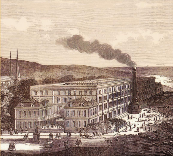 Fabrica La Honradez en 1865