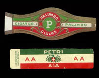 Vitolas de marca de EE.UU. y procedencia italiana